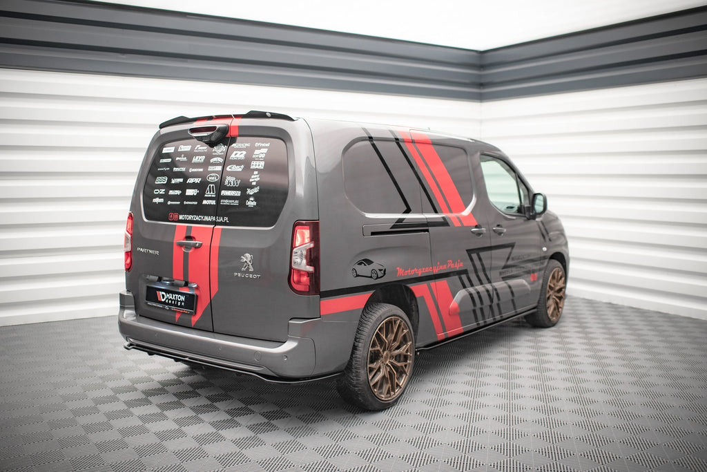 Splitter trasero (con barras verticales) para Peugeot Partner Long Mk3