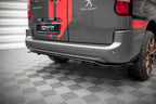 Splitter trasero (con barras verticales) para Peugeot Partner Long Mk3