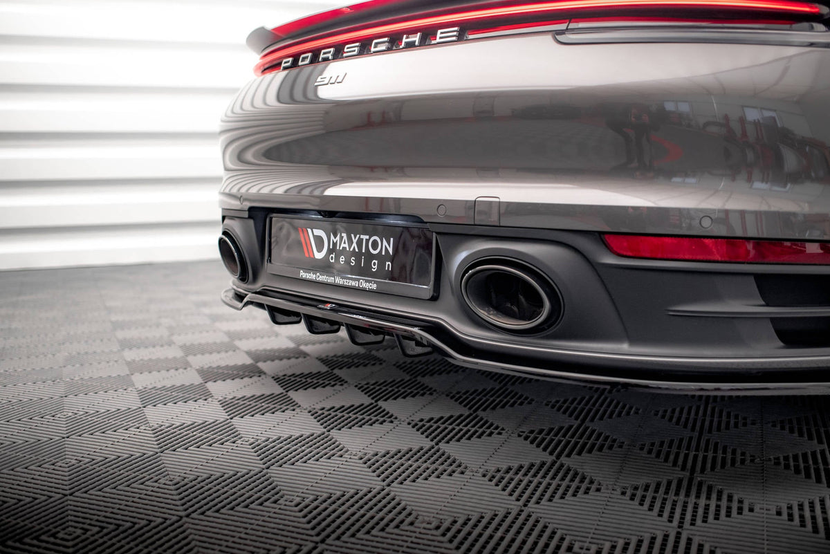 Splitter trasero (con barras verticales) para Porsche 911 Carrera 4S 992