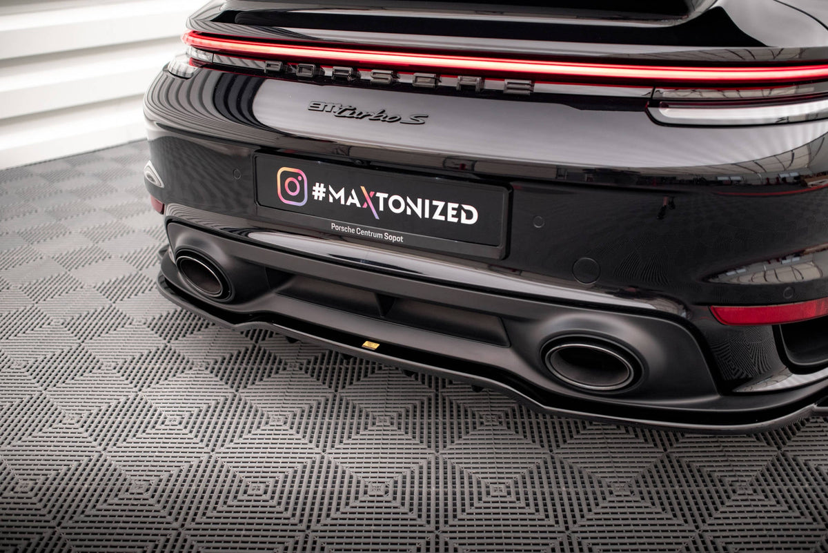 Splitter trasero (con barras verticales) para Porsche 911 Turbo S 992