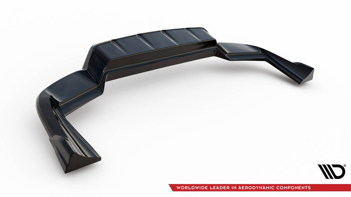 Splitter trasero (con barras verticales) para Porsche Cayenne Coupe / SUV Mk3