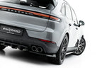 Splitter trasero (con barras verticales) para Porsche Cayenne SUV / Coupe Mk3 Facelift