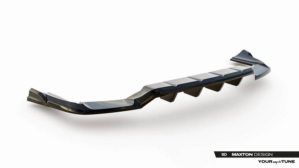 Splitter trasero (con barras verticales) para Porsche Cayenne SUV / Coupe Mk3 Facelift