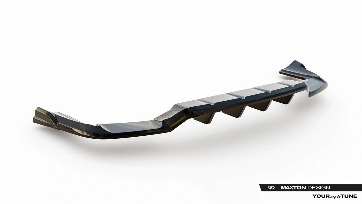 Splitter trasero (con barras verticales) para Porsche Cayenne SUV / Coupe Mk3 Facelift
