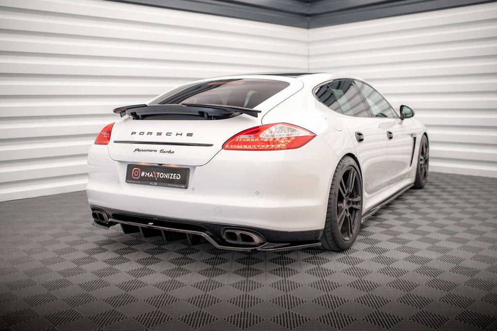 Splitter trasero (con barras verticales) para Porsche Panamera Turbo 970