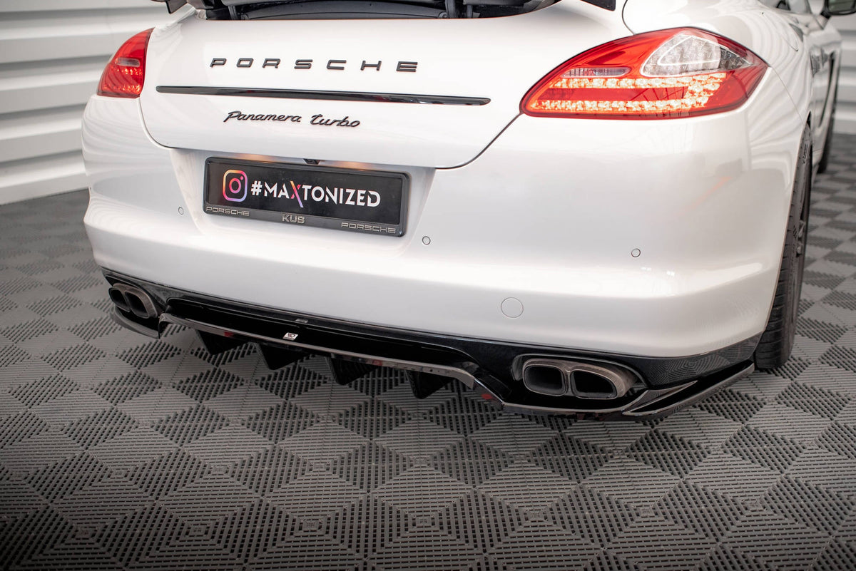 Splitter trasero (con barras verticales) para Porsche Panamera Turbo 970