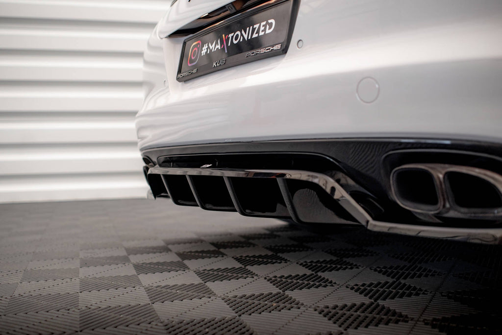 Splitter trasero (con barras verticales) para Porsche Panamera Turbo 970