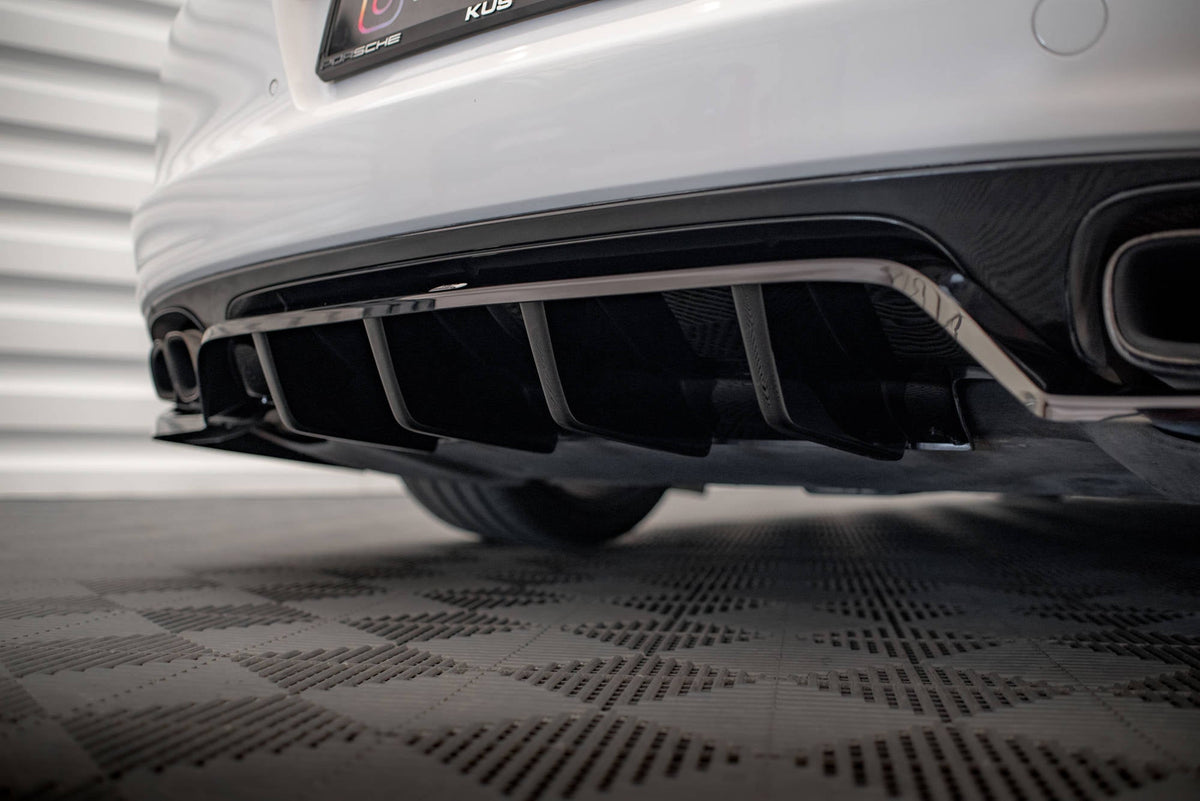 Splitter trasero (con barras verticales) para Porsche Panamera Turbo 970