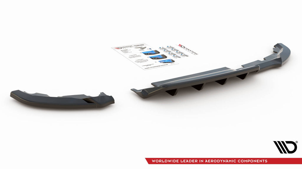 Splitter trasero (con barras verticales) para Renault Clio Mk5