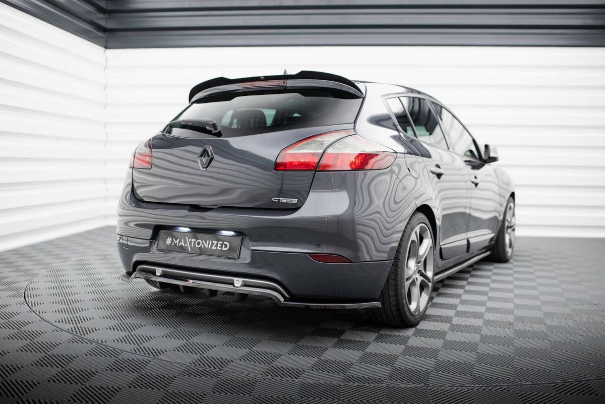 Splitter trasero (con barras verticales) para Renault Megane GT Mk3 Facelift