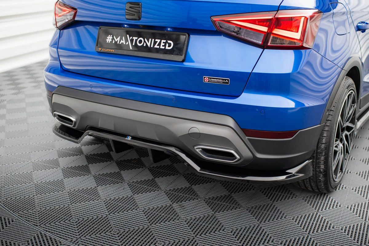 Splitter trasero (con barras verticales) para Seat Arona FR Mk1 Facelift
