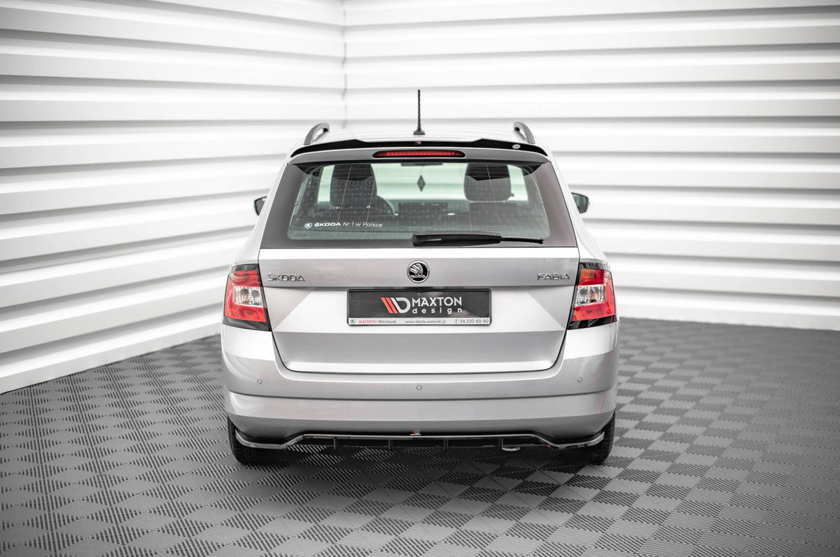 Splitter trasero (con barras verticales) para Skoda Fabia Combi Mk3
