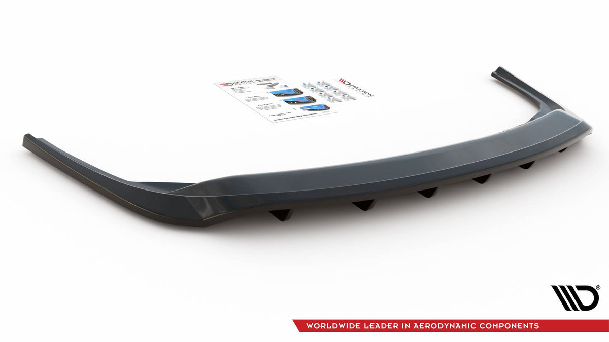 Splitter trasero (con barras verticales) para Skoda Fabia Combi Mk3 Facelift