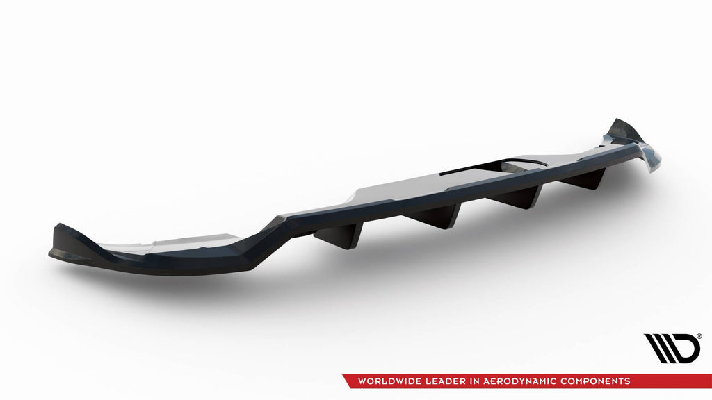 Splitter trasero (con barras verticales) para Skoda Kamiq Monte Carlo Mk1 Facelift