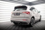 Splitter trasero (con barras verticales) para Skoda Karoq Sportline Mk1 Facelift