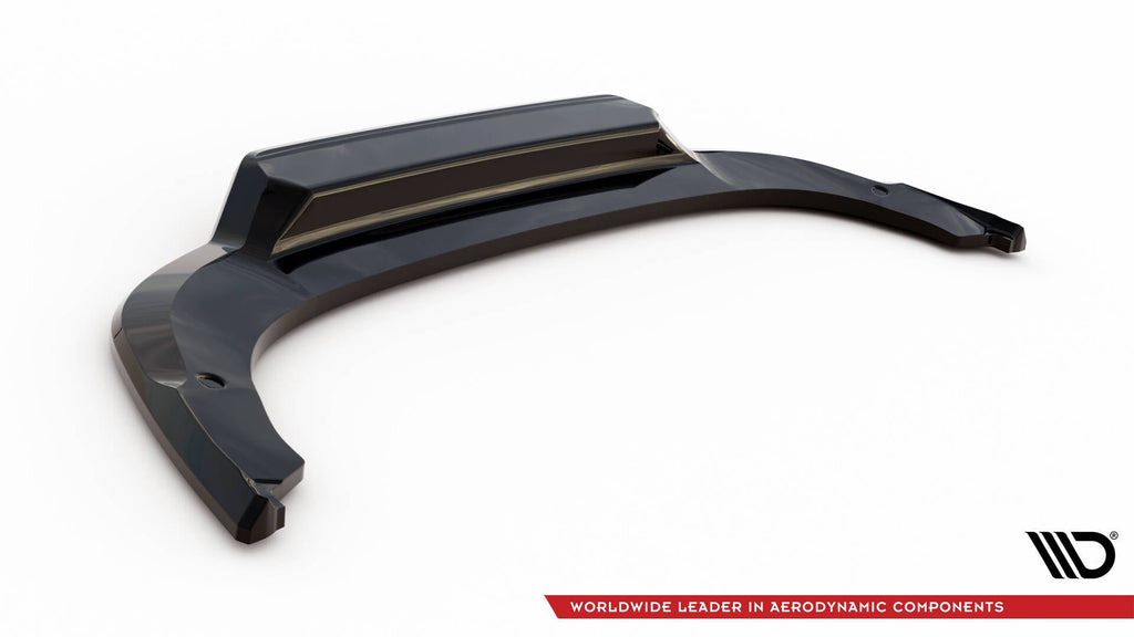 Splitter trasero (con barras verticales) para Skoda Kodiaq Sportline Mk1 / Mk1 Facelift