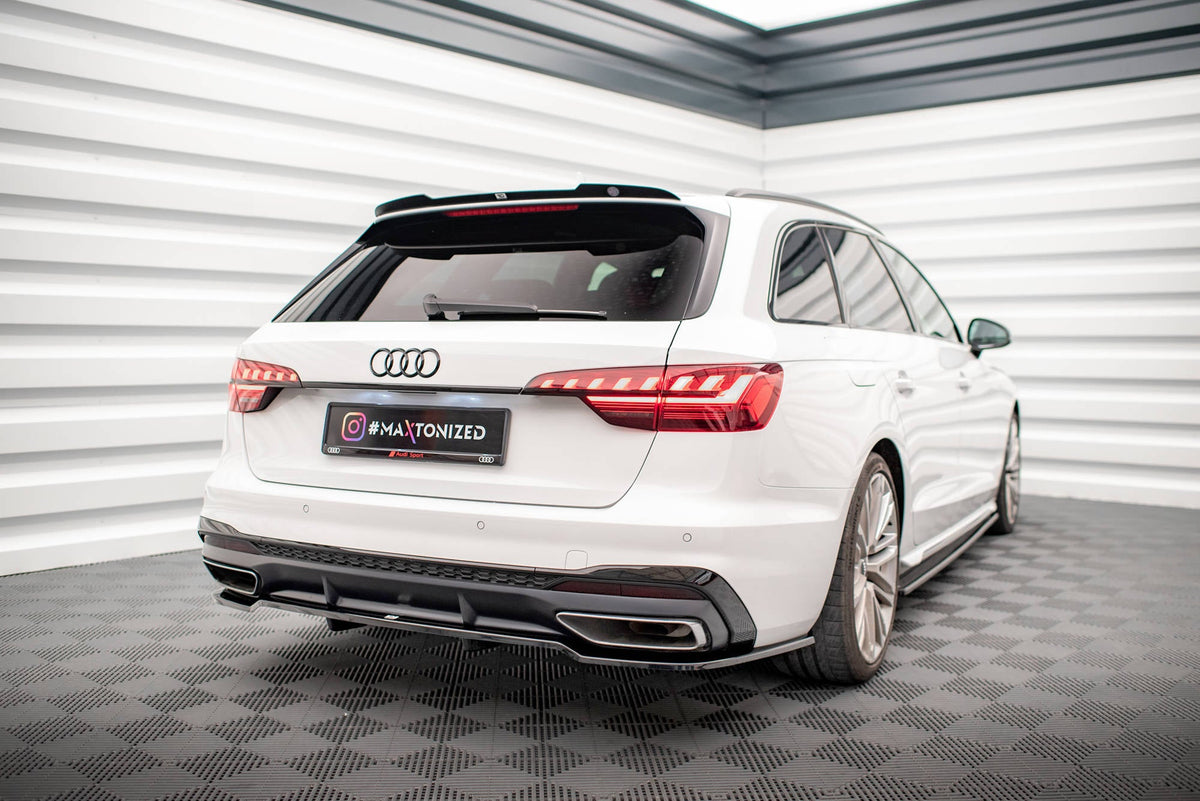 Splitter trasero (con barras verticales) V.1 para Audi A4 S-Line B9 Facelift
