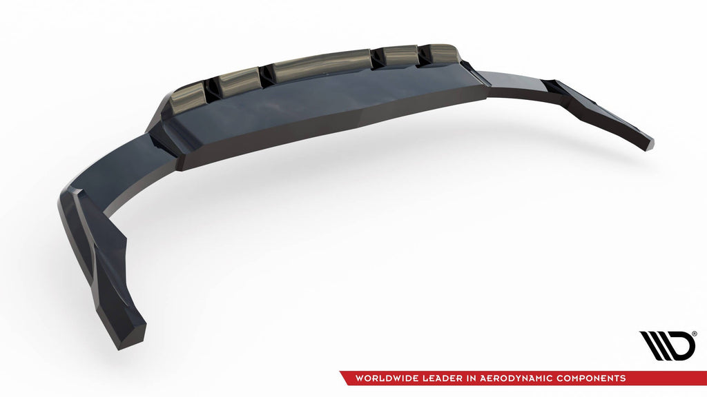 Splitter trasero (con barras verticales) V.1 para Audi SQ8 / Q8 S-Line Mk1 Facelift