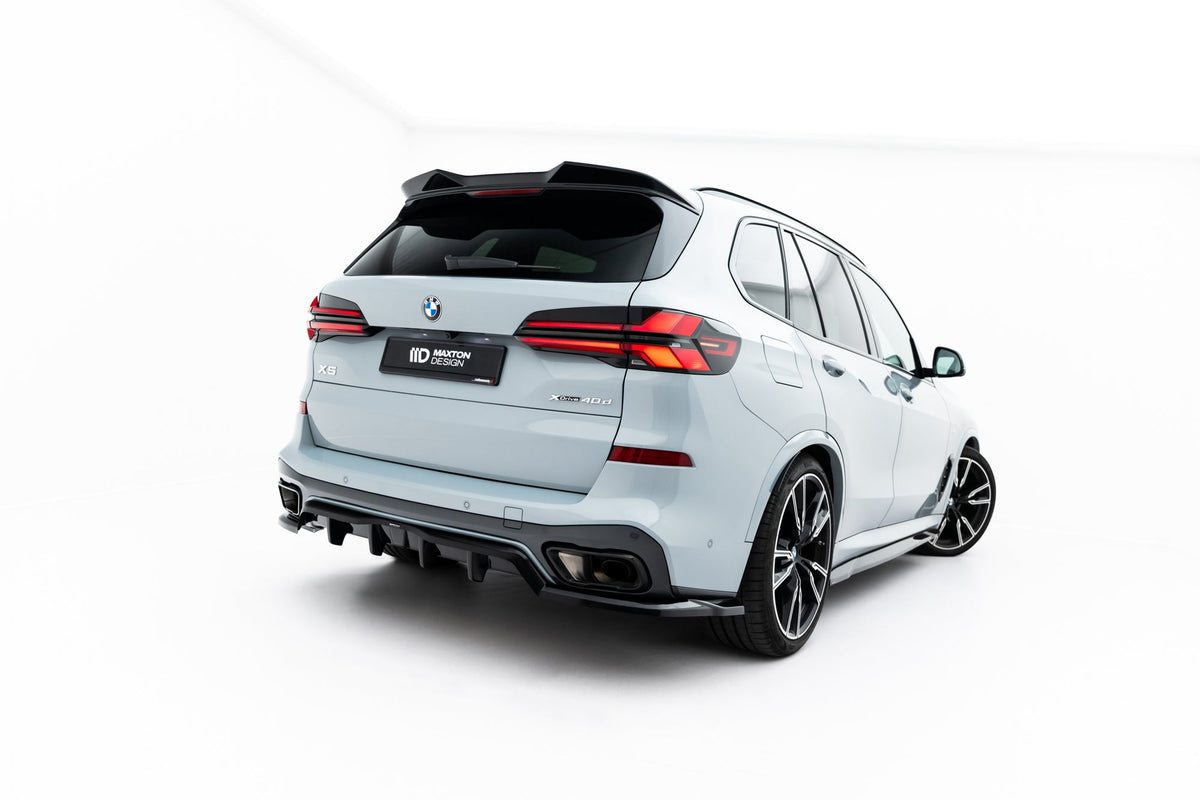 Splitter trasero (con barras verticales) V.1 para BMW X5 M-Pack G05 Facelift