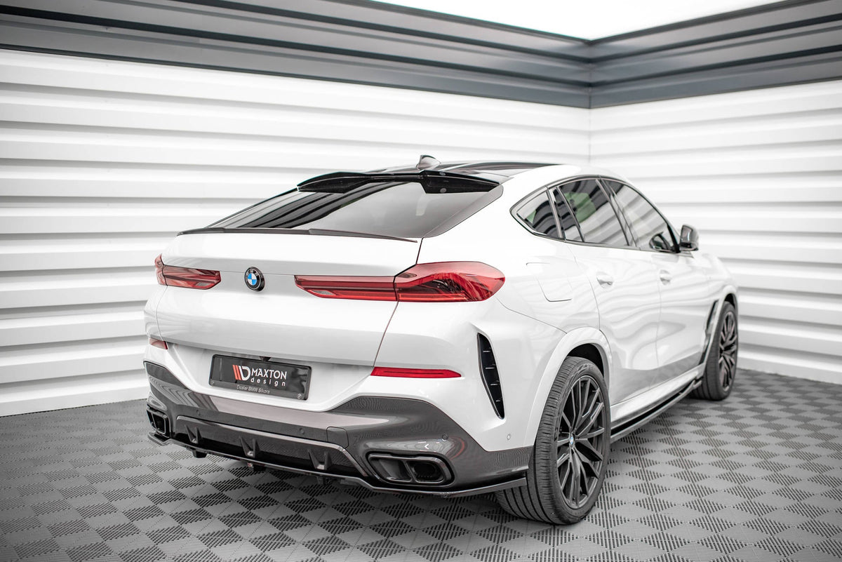 Splitter trasero (con barras verticales) V.1 para BMW X6 M-Pack G06