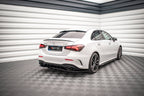Splitter trasero (con barras verticales) V.1 para Mercedes A 35 AMG Sedan V177