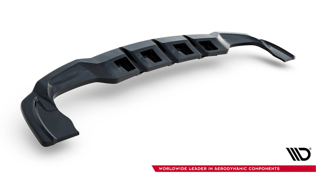 Splitter trasero (con barras verticales) V.1 para Mercedes-Benz GLA 45 AMG