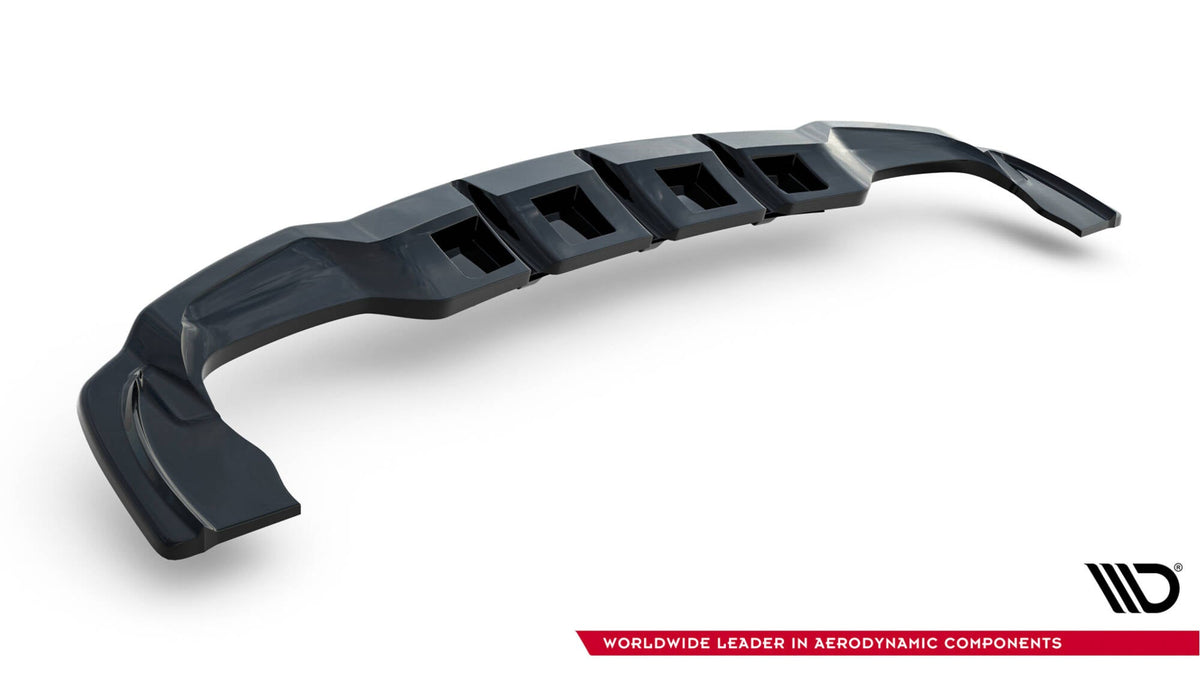 Splitter trasero (con barras verticales) V.1 para Mercedes-Benz GLA 45 AMG