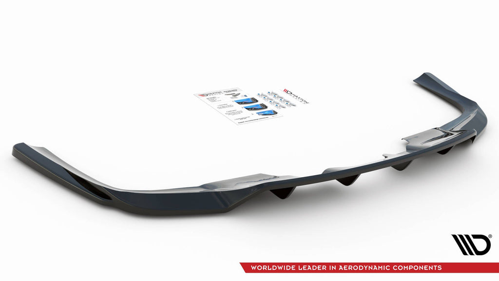 Splitter trasero (con barras verticales) V.1 para Mercedes-Benz GLS AMG-Line X167