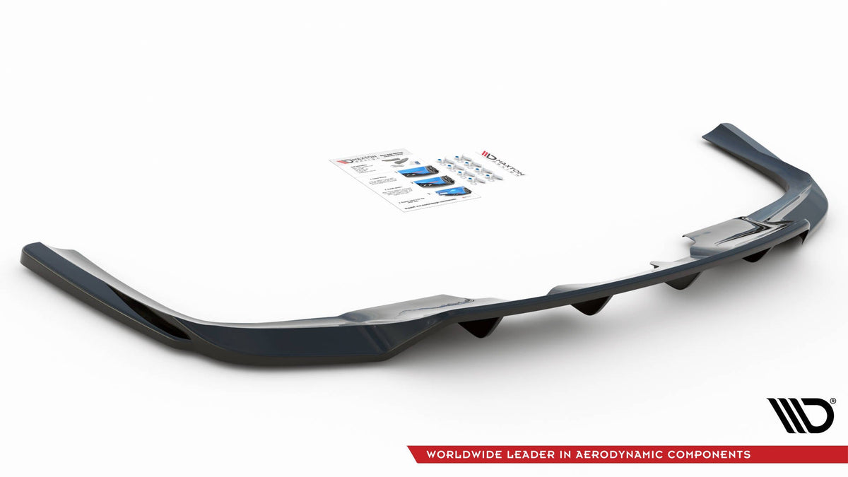 Splitter trasero (con barras verticales) V.1 para Mercedes-Benz GLS AMG-Line X167