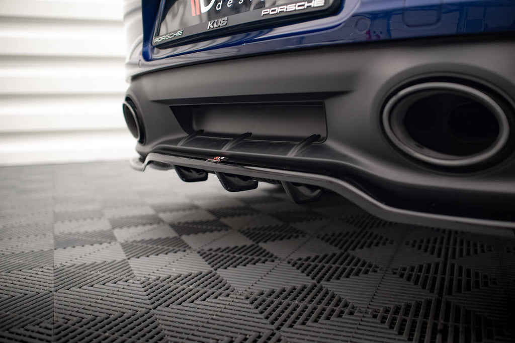 Splitter trasero (con barras verticales) V.1 para Porsche 911 Carrera Aero / Carrera GTS 992