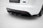 Splitter trasero (con barras verticales) V.1 para Tesla Model 3 Performance Mk1 Facelift