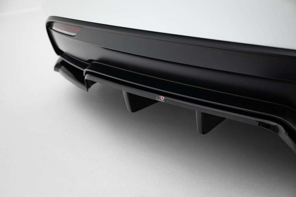 Splitter trasero (con barras verticales) V.1 para Tesla Model 3 Performance Mk1 Facelift