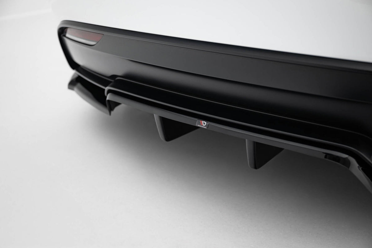Splitter trasero (con barras verticales) V.1 para Tesla Model 3 Performance Mk1 Facelift