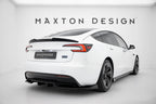 Splitter trasero (con barras verticales) V.1 para Tesla Model 3 Performance Mk1 Facelift