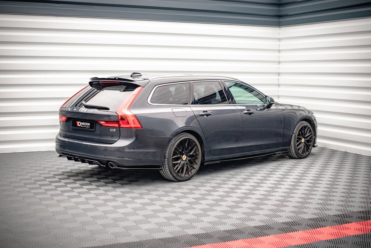 Splitter trasero (con barras verticales) V.1 para Volvo V90 Mk2
