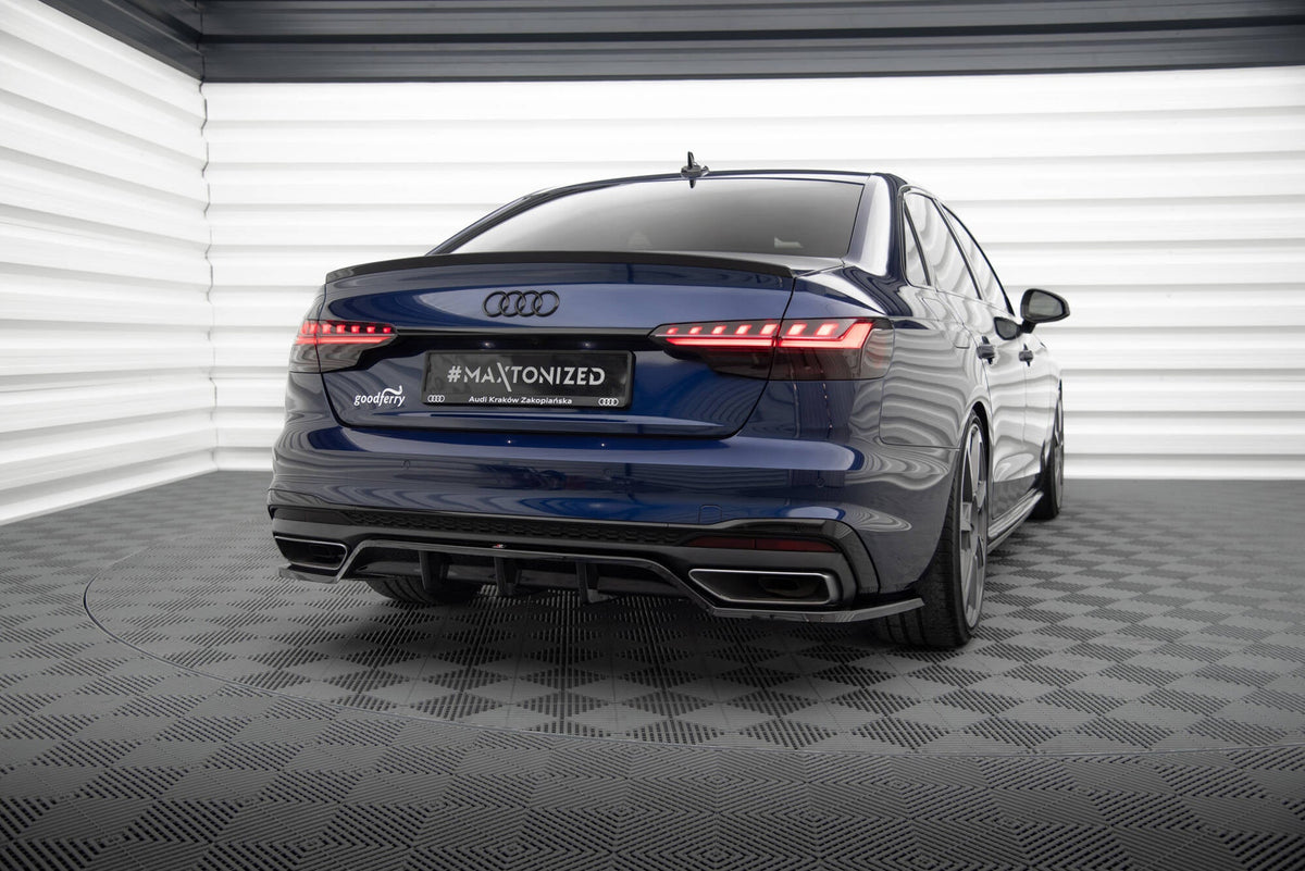 Splitter trasero (con barras verticales) V.2 para Audi A4 S-Line B9 Facelift
