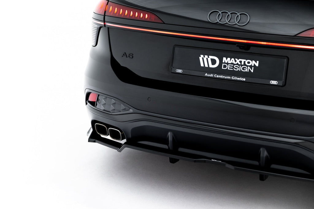 Splitter trasero (con barras verticales) V.2 para Audi A6 S-Line C9