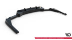 Splitter trasero (con barras verticales) V.2 para BMW X4 M-Pack G02 Facelift