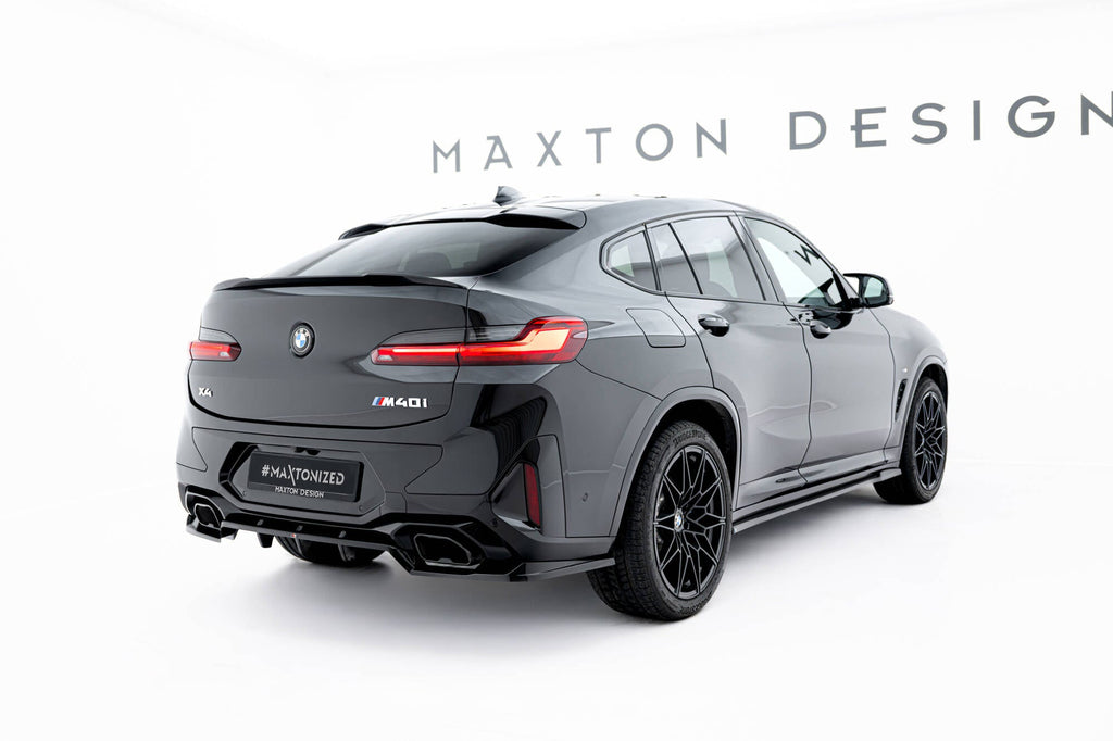 Splitter trasero (con barras verticales) V.2 para BMW X4 M-Pack G02 Facelift