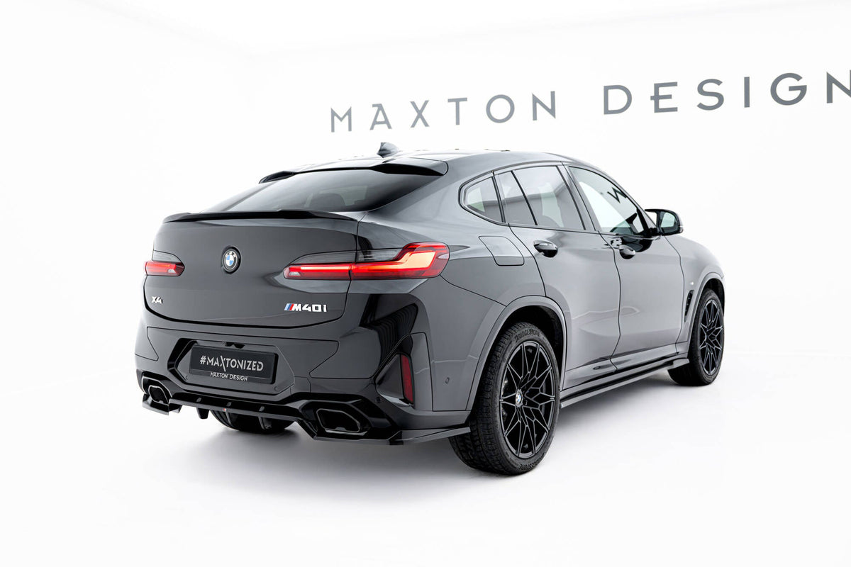 Splitter trasero (con barras verticales) V.2 para BMW X4 M-Pack G02 Facelift