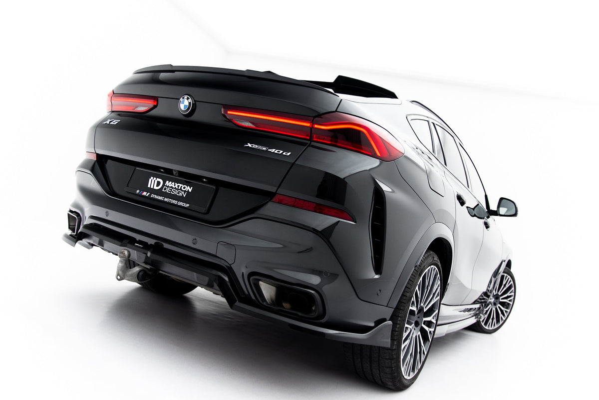 Splitter trasero (con barras verticales) V.2 para BMW X6 M-Pack G06 Facelift