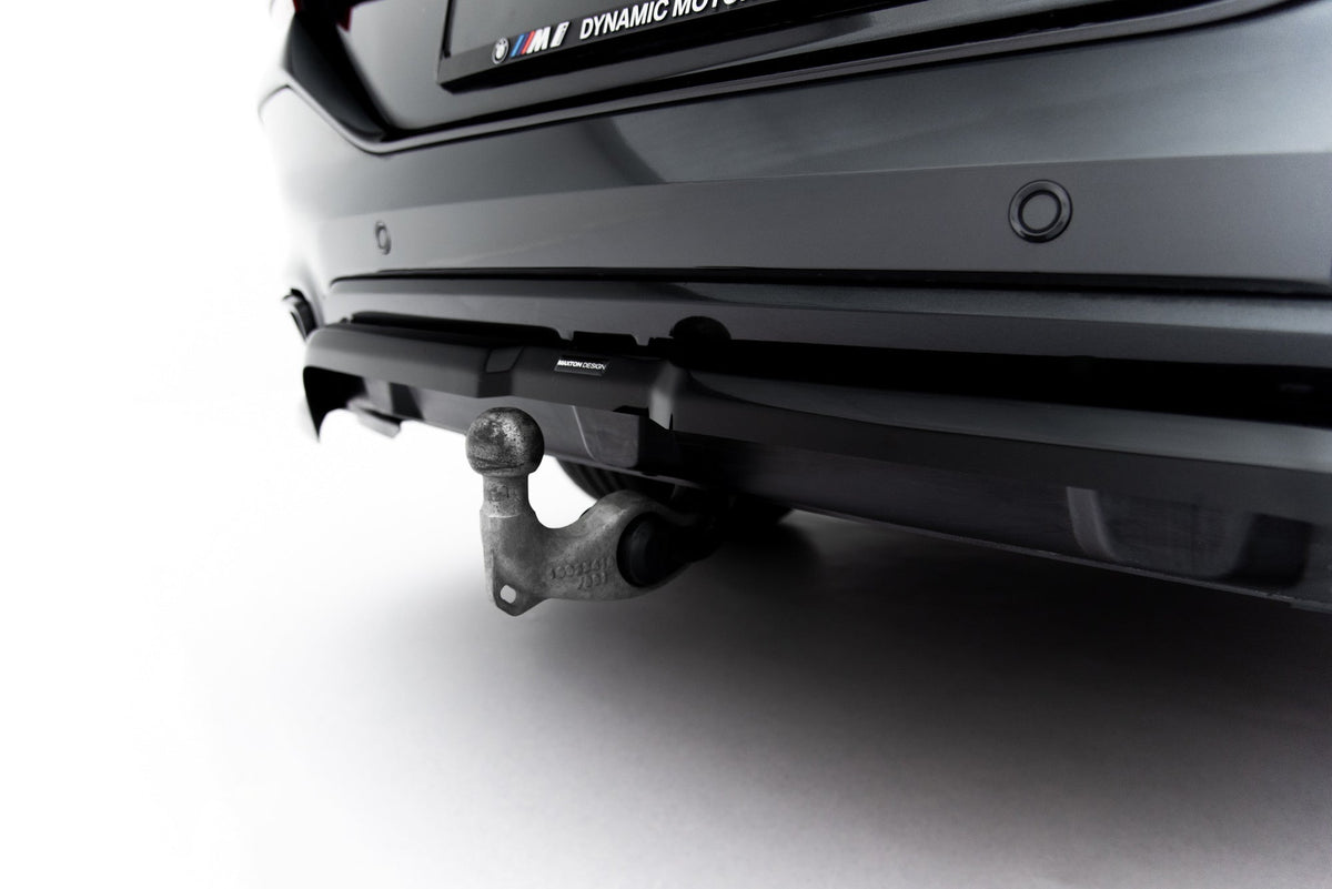 Splitter trasero (con barras verticales) V.2 para BMW X6 M-Pack G06 Facelift