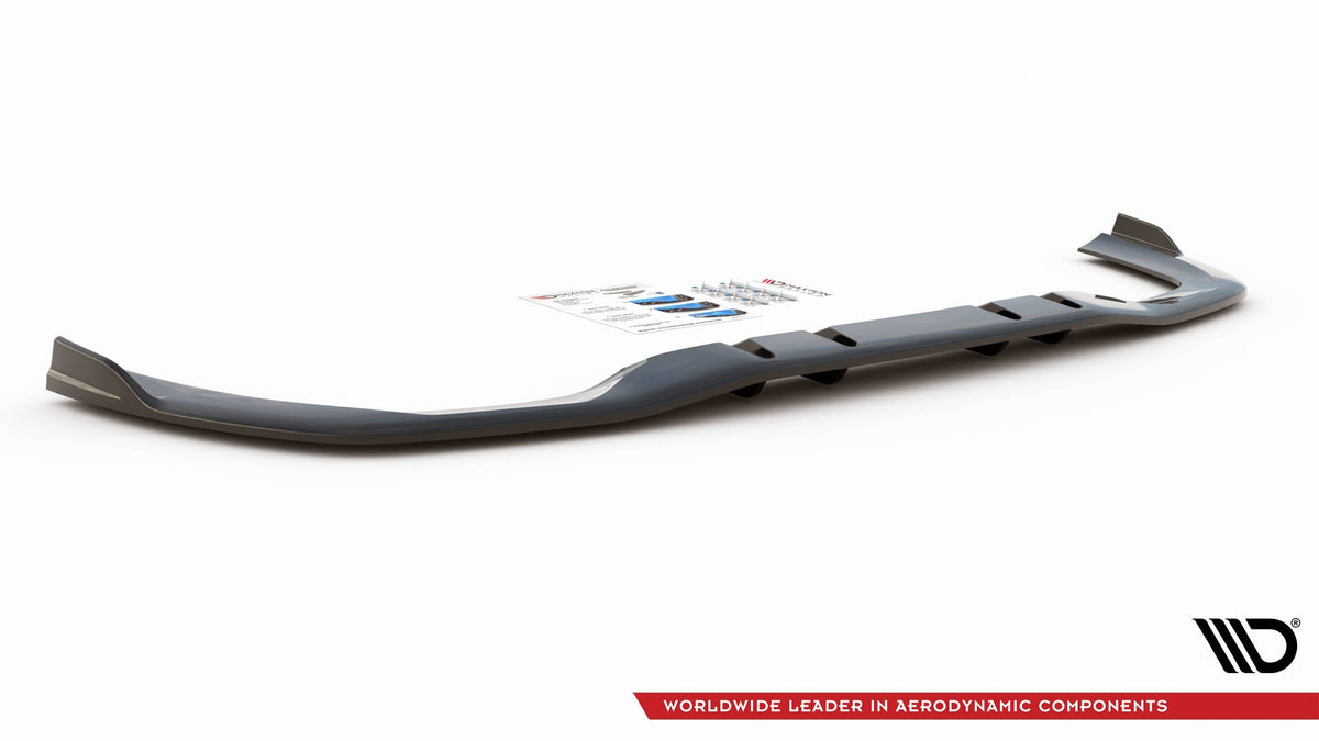 Splitter trasero (con barras verticales) V.2 para Mercedes A 35 AMG Sedan V177