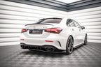 Splitter trasero (con barras verticales) V.2 para Mercedes A 35 AMG Sedan V177