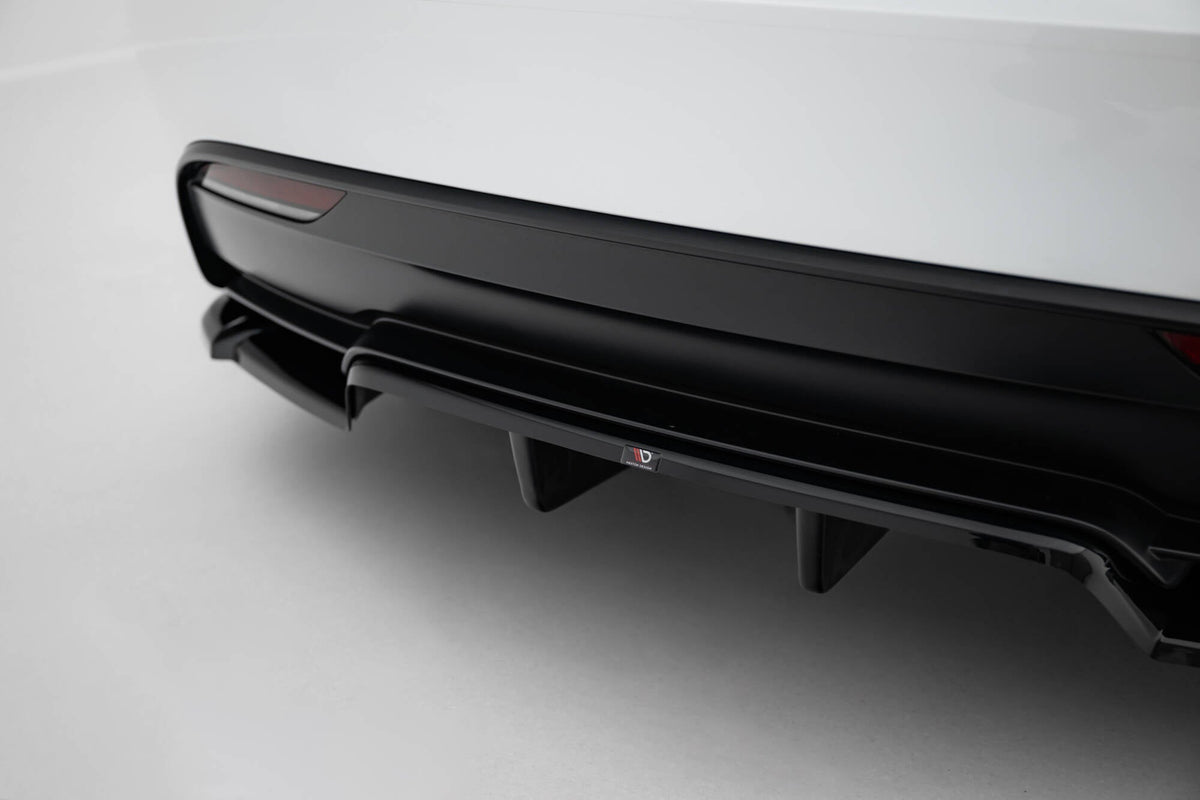 Splitter trasero (con barras verticales) V.2 para Tesla Model 3 Performance Mk1 Facelift