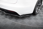 Splitter trasero (con barras verticales) V.2 para Tesla Model S Plaid Mk1 Facelift