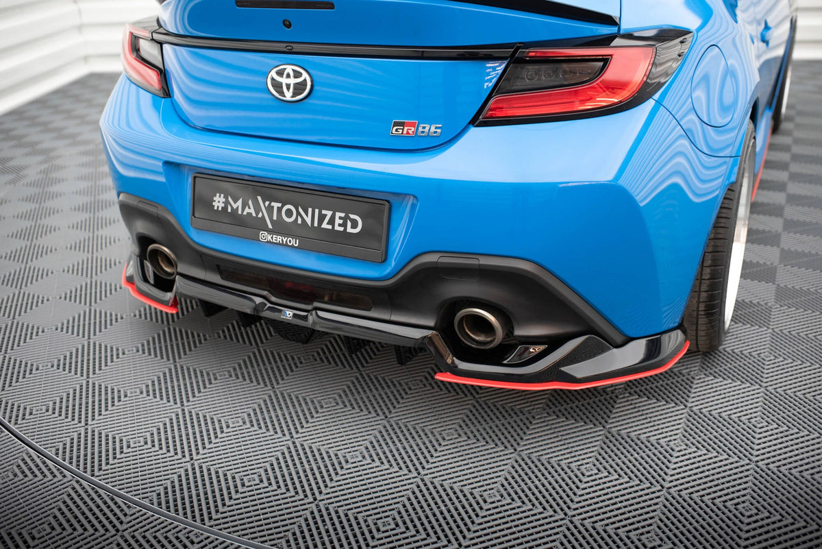Splitter trasero (con barras verticales) V.2 para Toyota GR86 Mk1