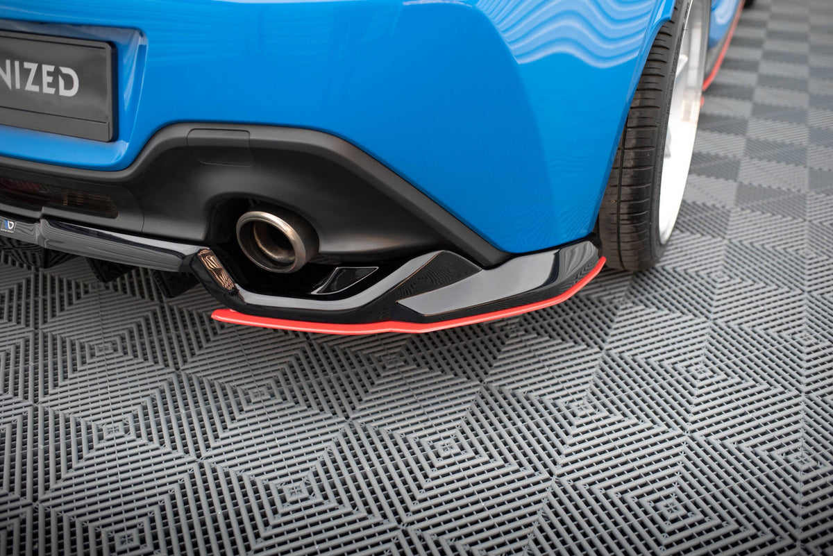 Splitter trasero (con barras verticales) V.2 para Toyota GR86 Mk1