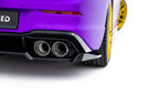 Splitter trasero (con barras verticales) V.2 para Volkswagen Golf R Hatchback Mk8 / Mk8 Facelift