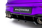 Splitter trasero (con barras verticales) V.2 para Volkswagen Golf R Hatchback Mk8 / Mk8 Facelift